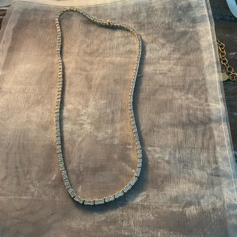 Melinda Maria Heiress tennis necklace